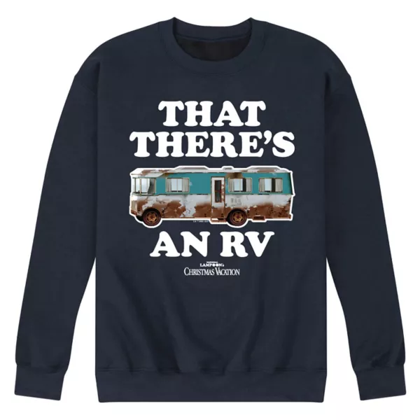 

Мужская флисовая толстовка National Lampoon's Christmas Vacation с принтом RV Licensed Character, синий