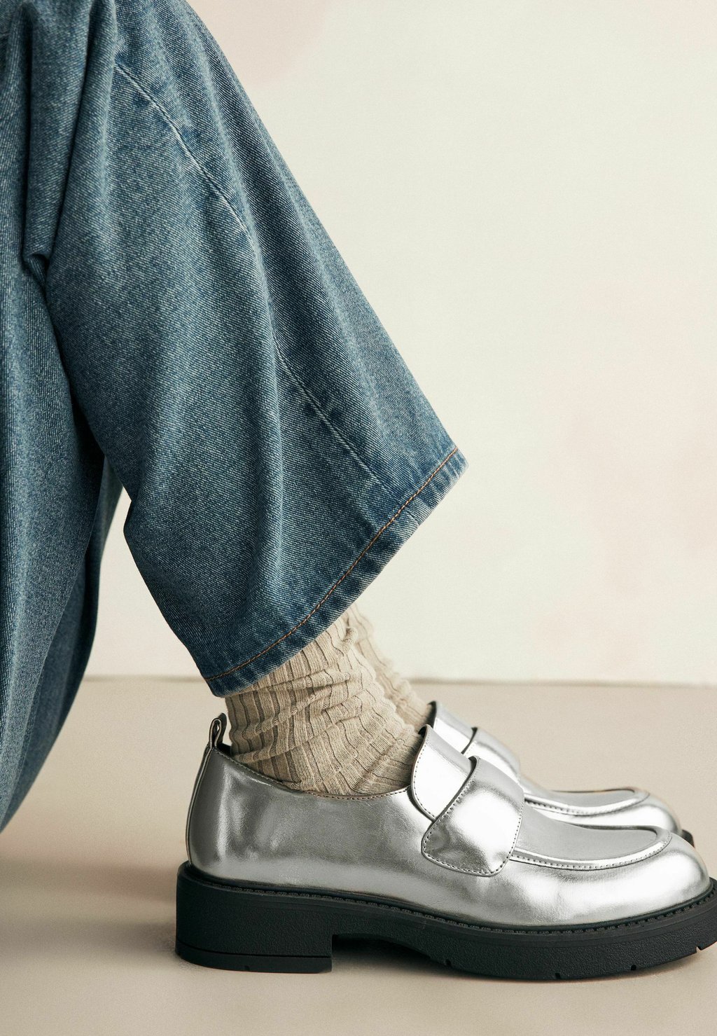 Ботинки FOREVER COMFORT CHUNKY RETRO Next, серебристый