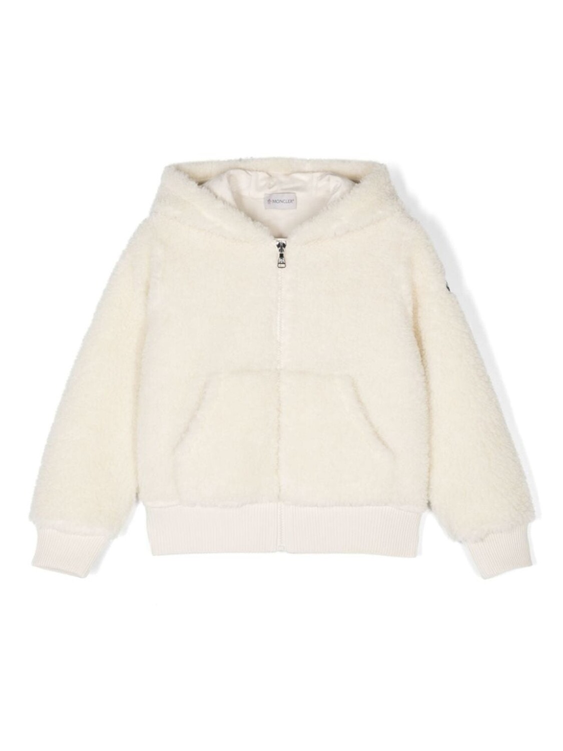 

Moncler Enfant куртка Teddy на молнии, белый