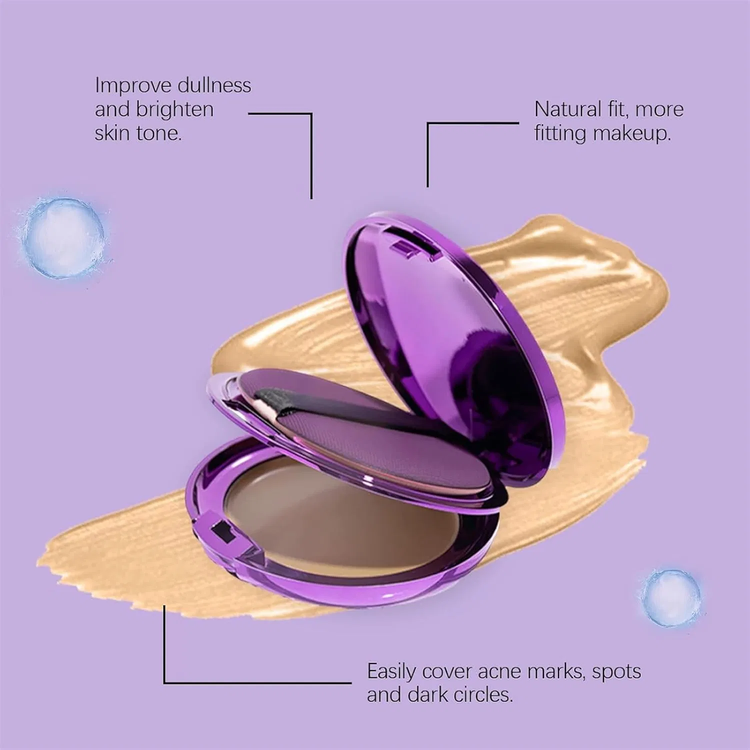 Матовый кремовый консилер Evanesce Soft Matte Cream Concealer Fokayo, Light — фото 3