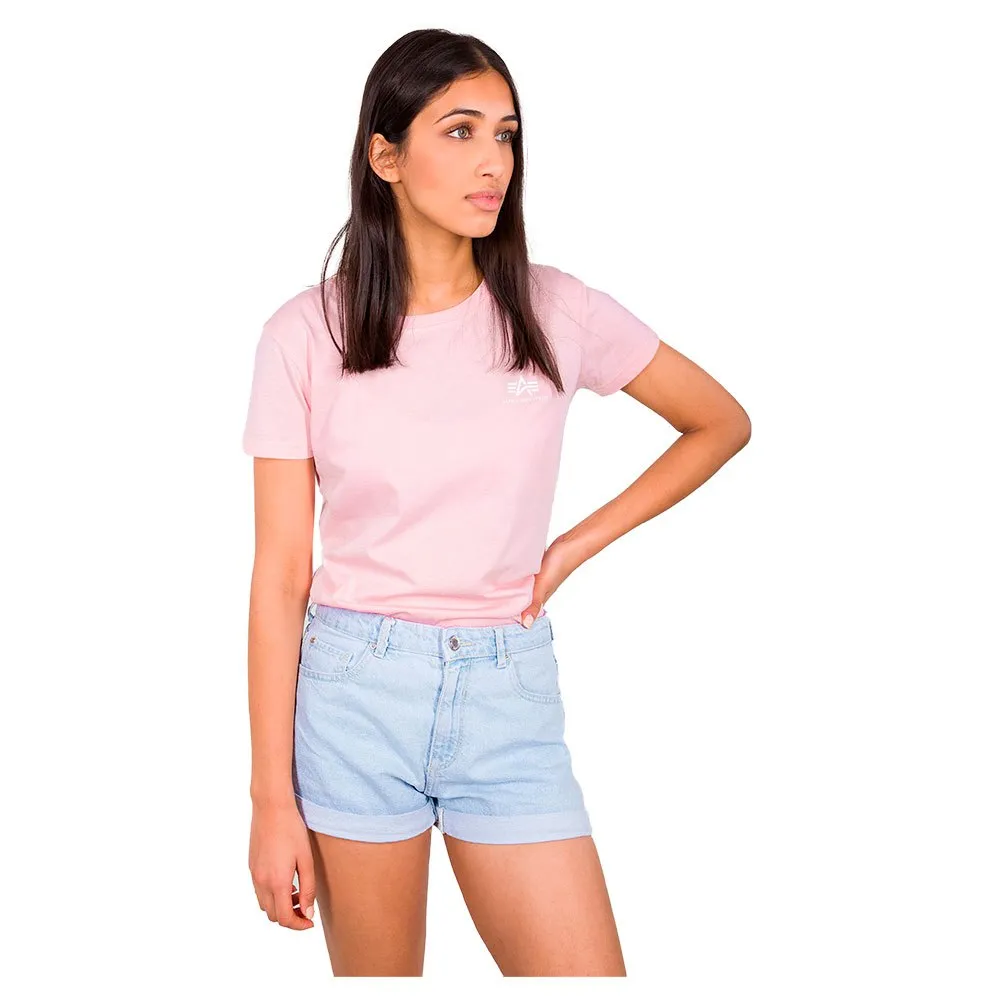 

Футболка Alpha Industries Basic Small Logo, розовый