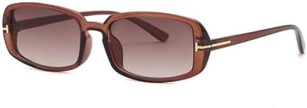 

Модные солнцезащитные очки 2027 года, маленькие прямоугольные, для женщин, в стиле ретро, ​​солнцезащитные очки UV400 для мужчин, трендовые солнцезащитные очки MTZJH, Tea