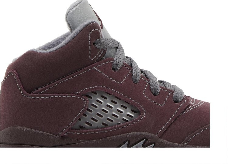 Кроссовки Air Jordan 5 Retro SE TD 'Burgundy' 2023, красный — фото 2