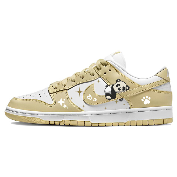 

Кроссовки Nike Dunk Skateboarding Shoes Men Low-top Yellow/White, желтый