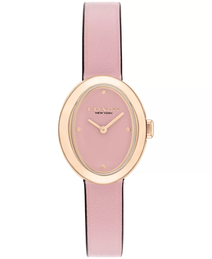 

Женские часы Sammy из кожи розового цвета, 22.5 мм COACH