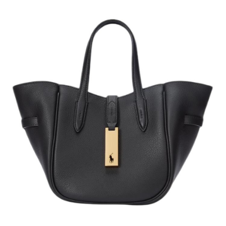 

Polo Ralph Lauren Polo ID кожаная сумка маленькая женская черная