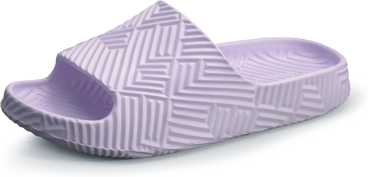 

Шлепанцы Weweya для женщин и мужчин - тапочки для душа - нескользящие домашние тапочки - легкие пляжные сандалии, фиолетовый