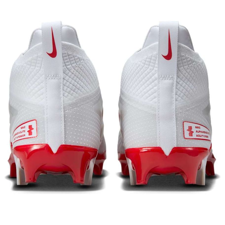 Кроссовки Nike Alpha Menace 4 Elite 'White University Red Photon Dust' — фото 3