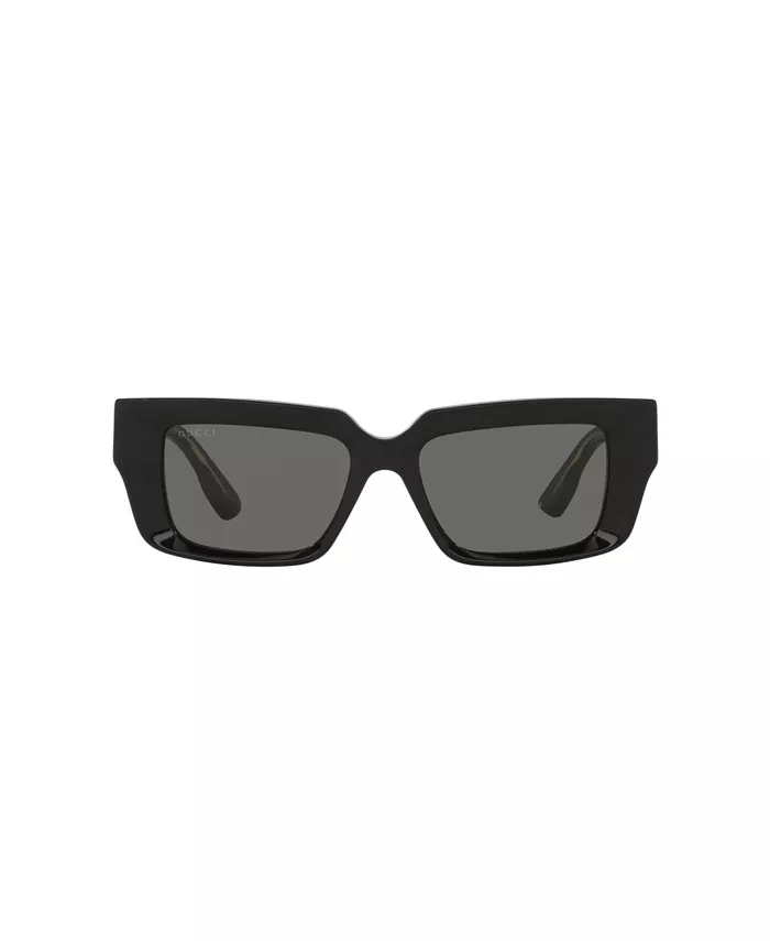 Солнцезащитные очки унисекс прямоугольной формы, GG1529S GC002202 Gucci, черный — фото 2