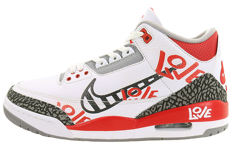 

Jordan Air Jordan 3 Vintage Баскетбольные кроссовки унисекс, Red