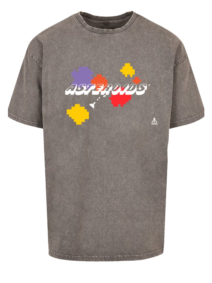 

Футболка F4NT4STIC Oversize T-Shirt Atari Asteroids Retro Gameplay, серый