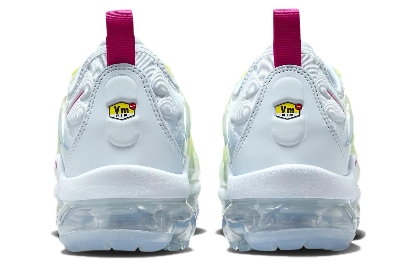 Nike Air Vapormax Plus Blue Tint Lemon Twist для женщин, Светло-голубой/Светло-лимонный/Металлическое серебро/Огненно-ягодный — фото 4