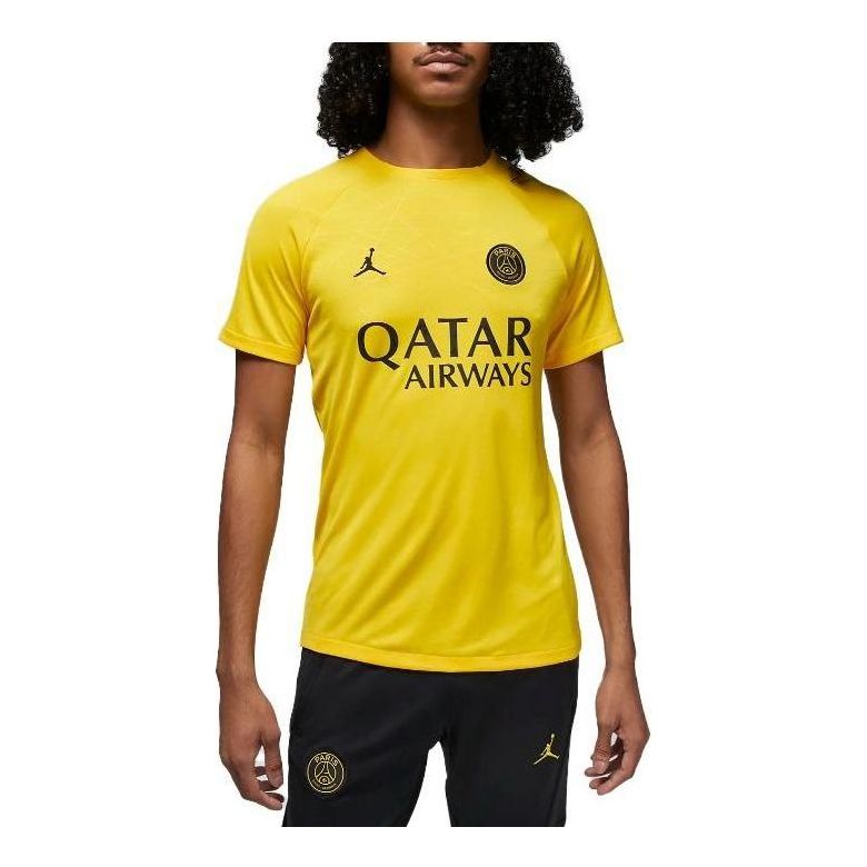 

Спортивный топ Air Jordan x Paris Saint-Germain Academy Pro Dri-FIT Top 'Tour Yellow' DR4906-720, желтый
