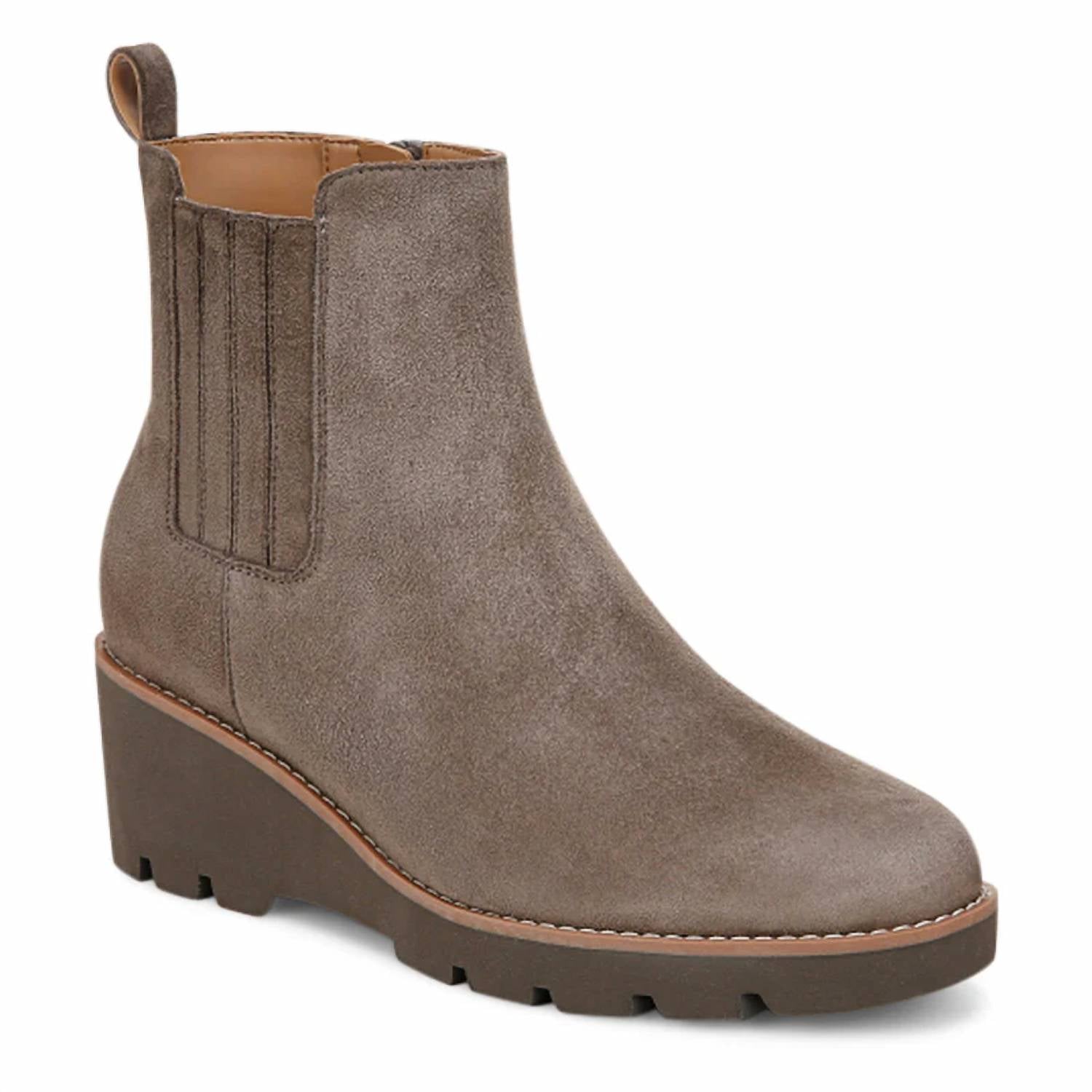 Женские ботильоны Aria Wedge Ankle Boots Stone Vionic