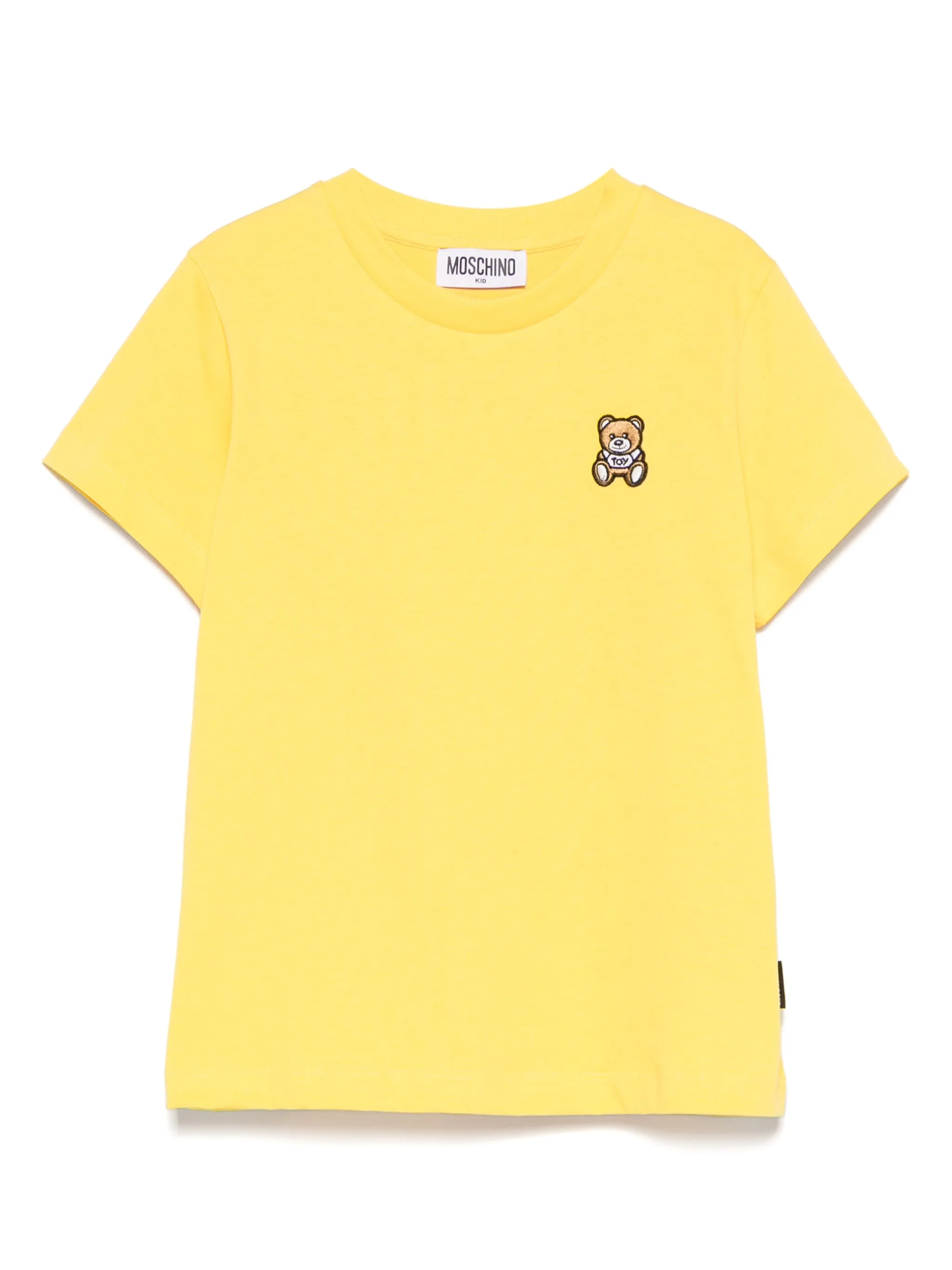 

Футболка с принтом Teddy Bear Moschino Kids, желтый
