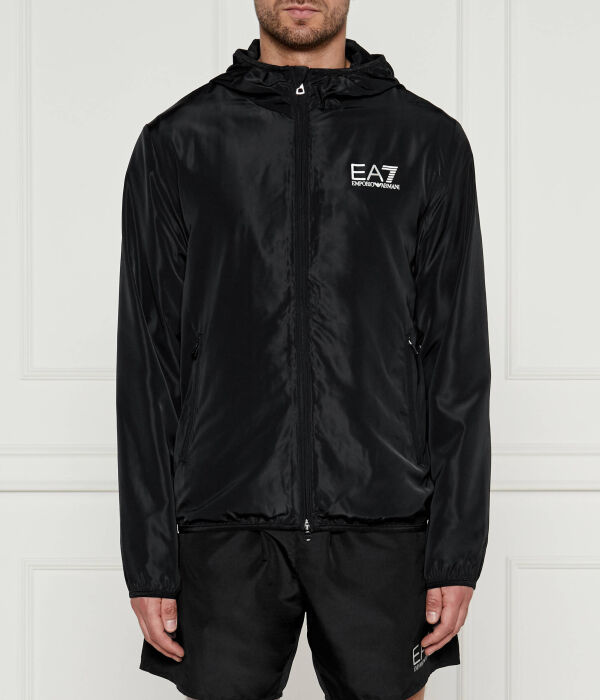 

Куртка Ea7 Regular Fit на молнии, черный