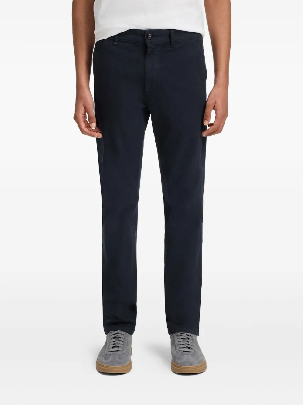 

Брюки с застежкой на пуговицах Boss, синий