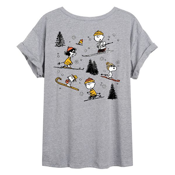 

Футболка Juniors Peanuts для сноуборда Licensed Character, Heather Gray