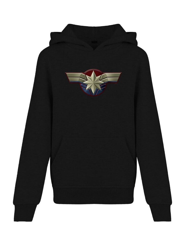 

Пуловер F4NT4STIC Marvel Captain Marvel Chest Emblem, черный