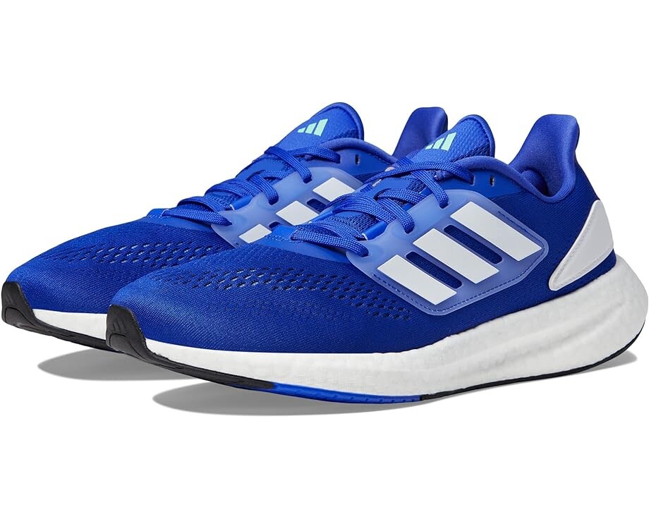 

Кроссовки Adidas Pureboost 22, цвет Lucid Blue/White/Pulse Mint