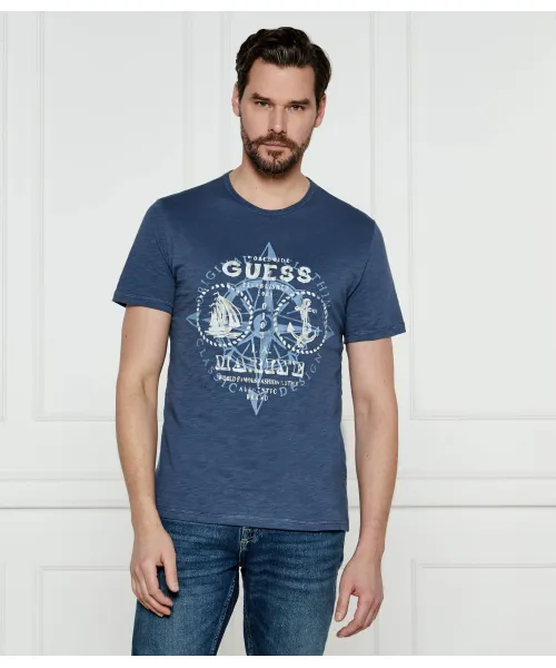 

Футболка Regular fit Guess Jeans, синий