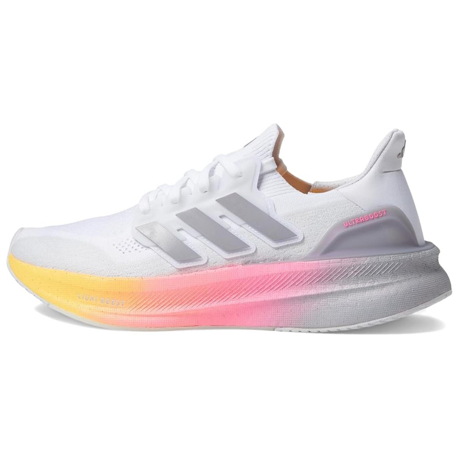 

Кроссовки Ultraboost 5.0 мужские с низким верхом белые/серые/розовые Adidas