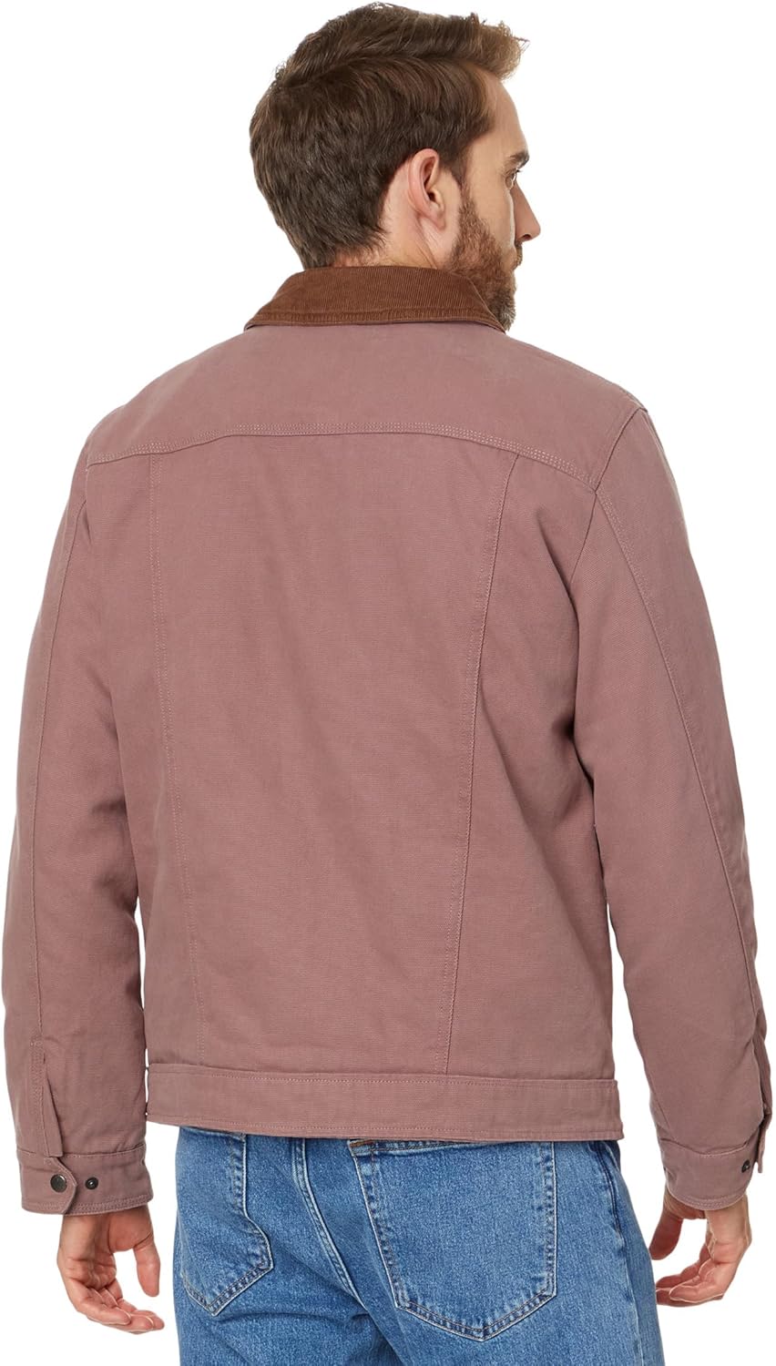 Куртка Levi's Workwear из хлопчатобумажной ткани с вельветовым воротником и воротником Depot, Mauve Quilt Lined — фото 2
