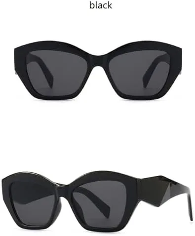 

Модные солнцезащитные очки для женщин 2026 года: винтажные квадратные солнцезащитные очки в стиле ретро, ​​черные женские очки «кошачий глаз» MTZJH, Leopard