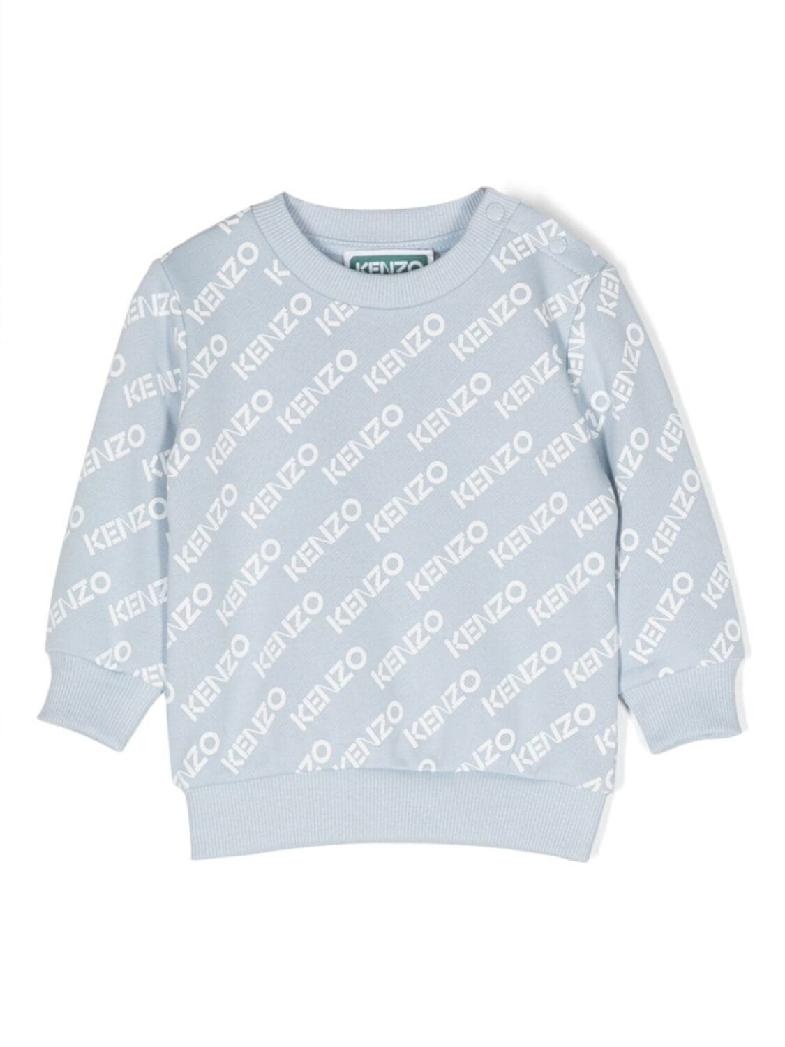 

Kenzo Kids толстовка с логотипом, синий
