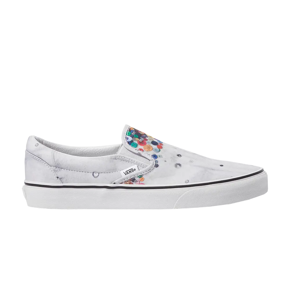 MOCA x Classic слипоны Vans, серый