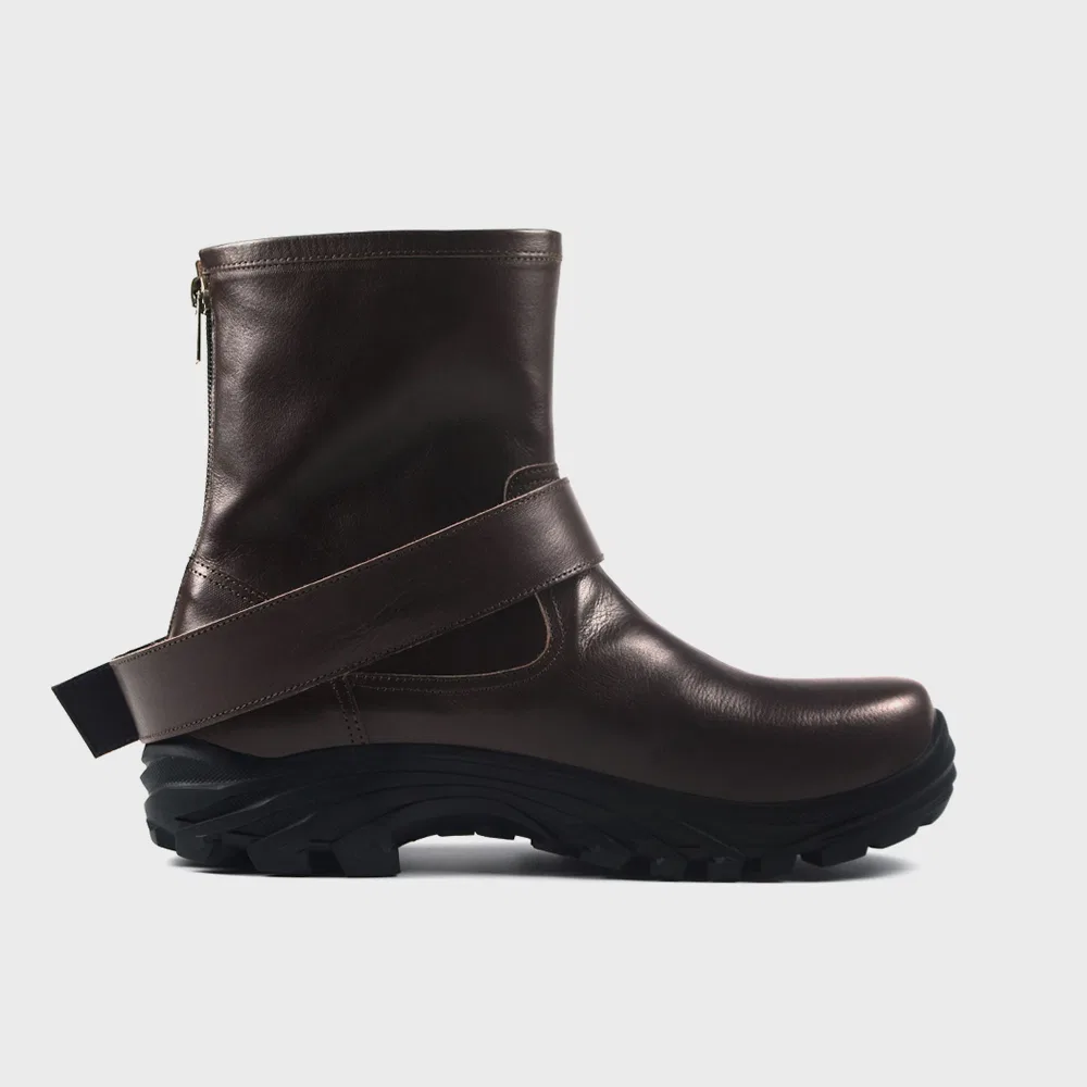 Мужские кожаные челси Yowe Ucan Dark Brown — фото 2