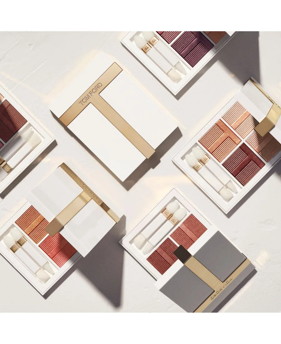 Палетка теней для век Soleil Eye Color Quad Lumiere, 7 г Tom Ford, 41 peach dawn — фото 4