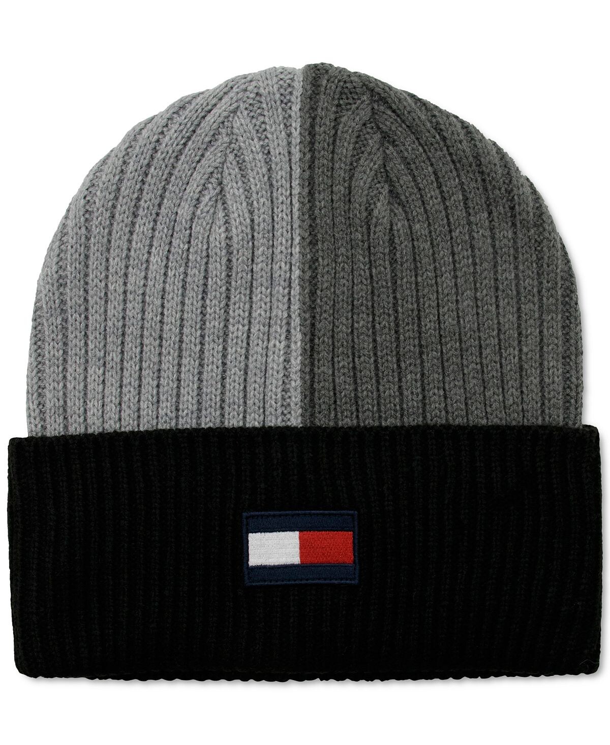 

Мужская вязаная шапка с цветными блоками для холодной погоды Tommy Hilfiger