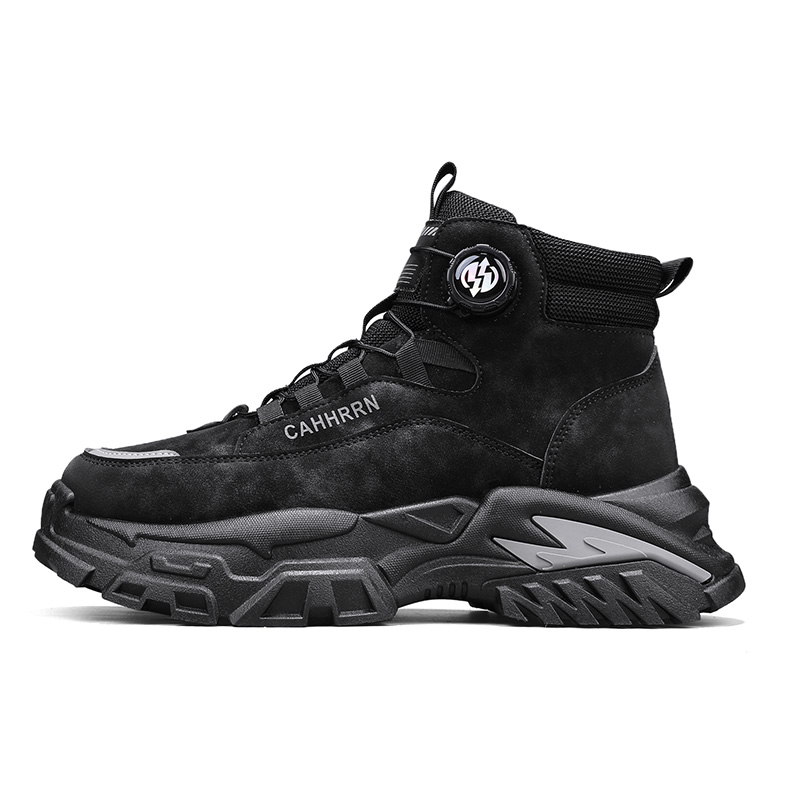 

PLAY COBBLER Мужские ботинки Martin черно-желто-серые, цвет Black