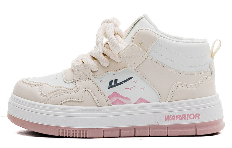

Кроссовки WARRIOR Skateboarding Shoes Women's Mid-top, бежевый