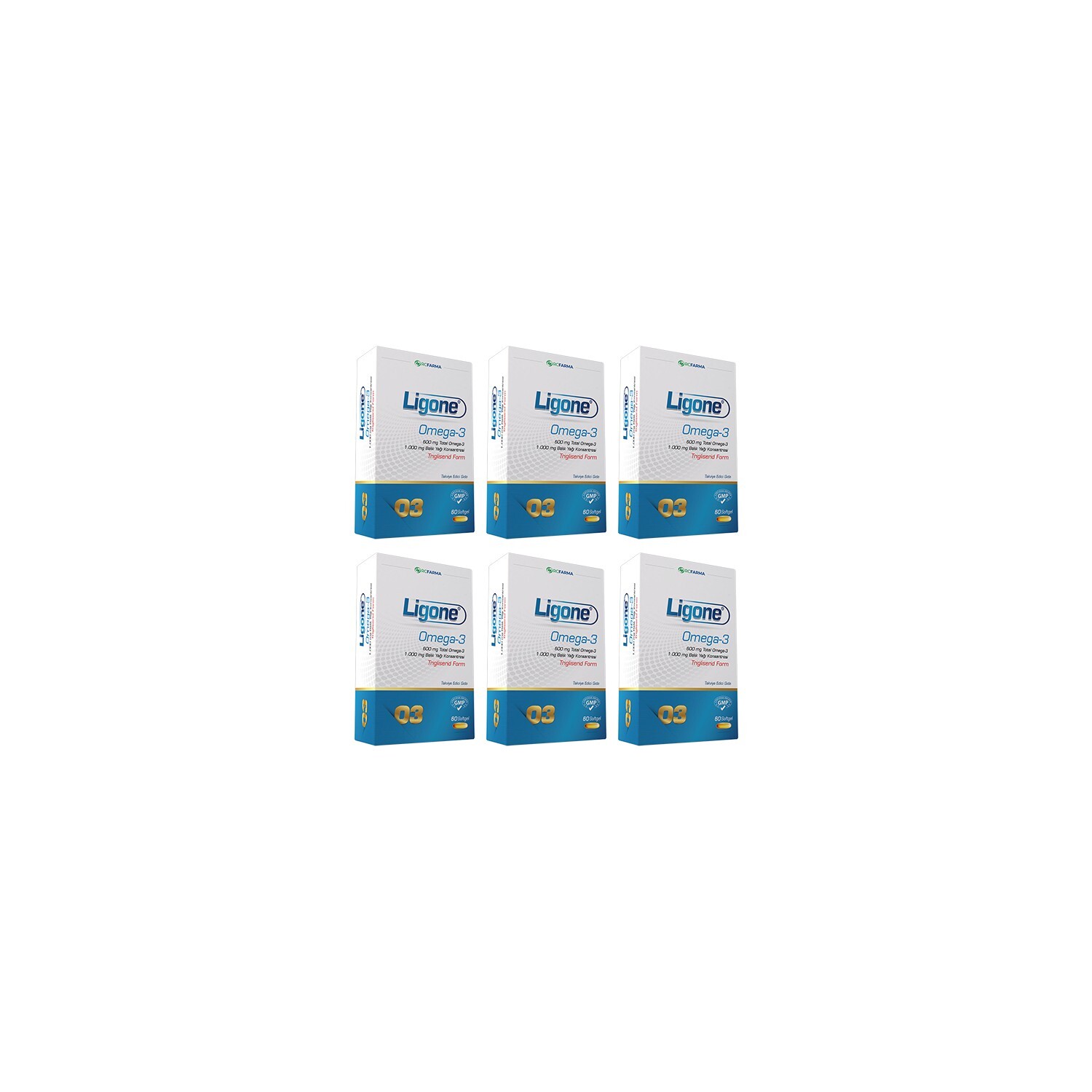 

Мягкие капсулы Newdrog Ligone Omega-3, 6 шт