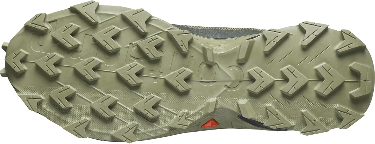

Мужские трейловые кроссовки Salomon Alphacross 5 с Gore-TEX, оливковый/черный/зеленый