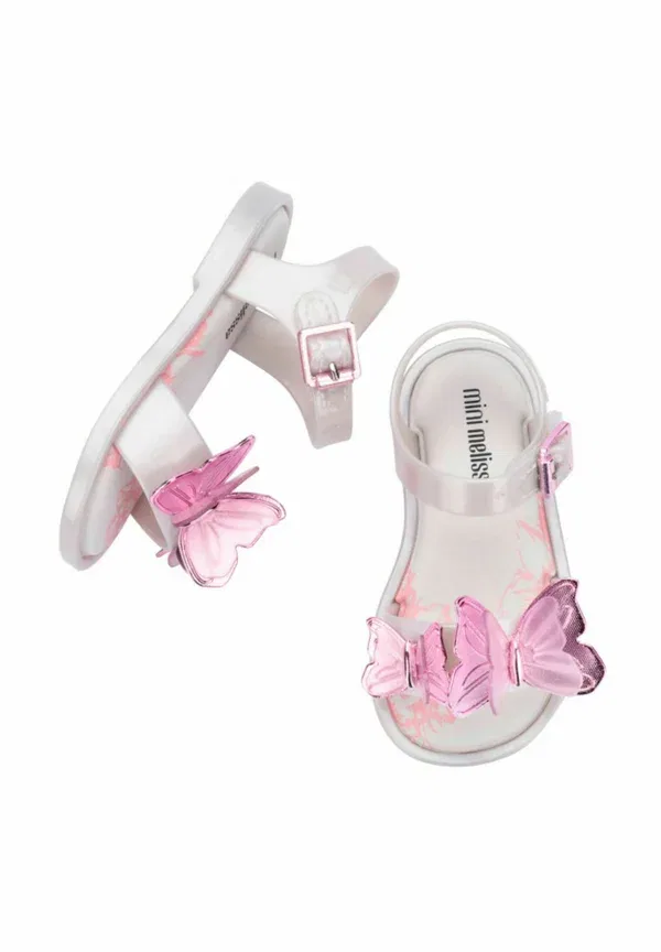 Обувь детская Mini Melissa, bn pearly white/pink, жемчужно-белый/розовый — фото 3