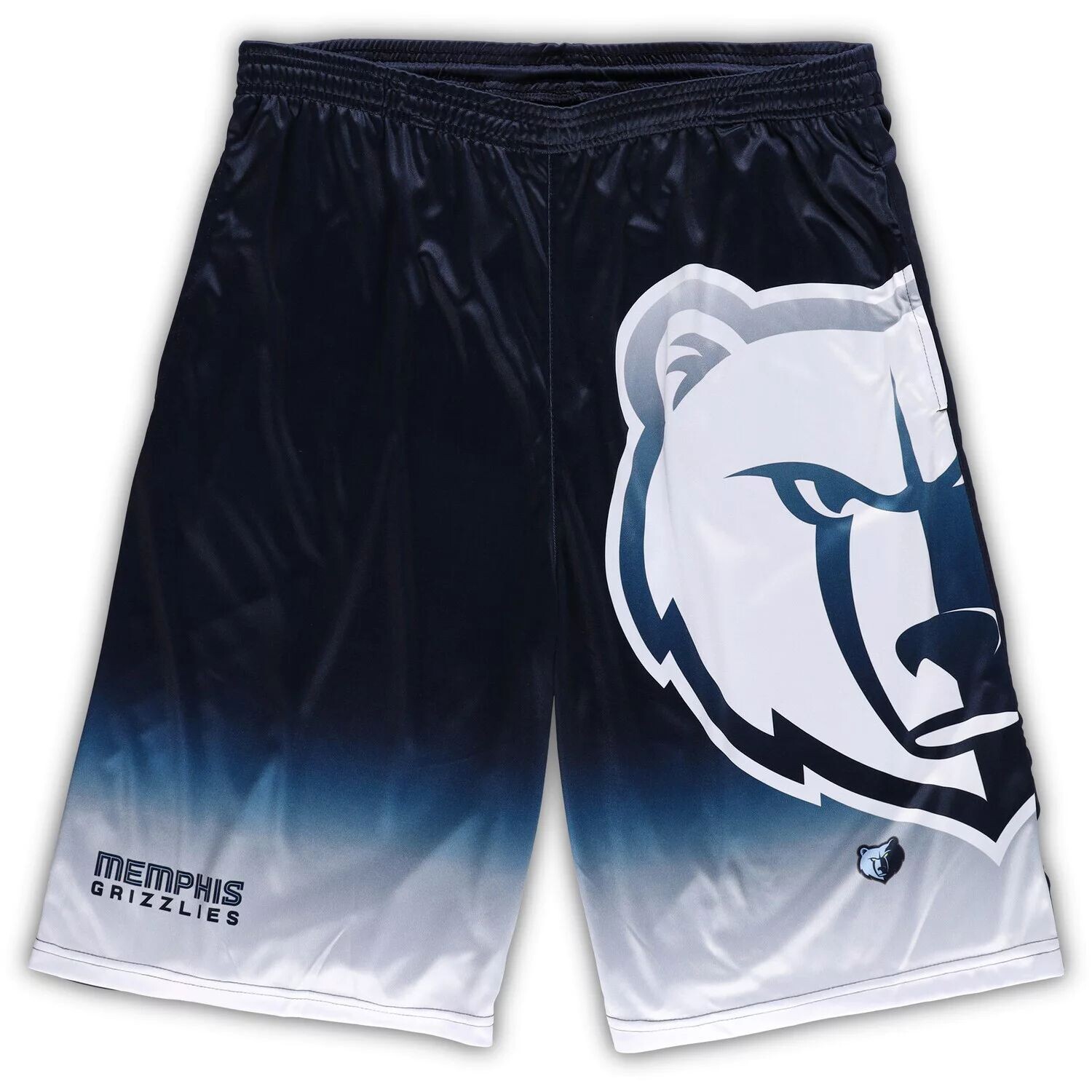 

Мужские фирменные темно-синие шорты с рисунком Memphis Grizzlies Big & Tall Fanatics