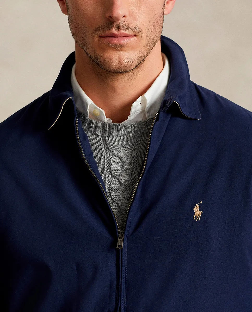 Мужская легкая куртка больших размеров Polo Ralph Lauren, темно-синий — фото 3