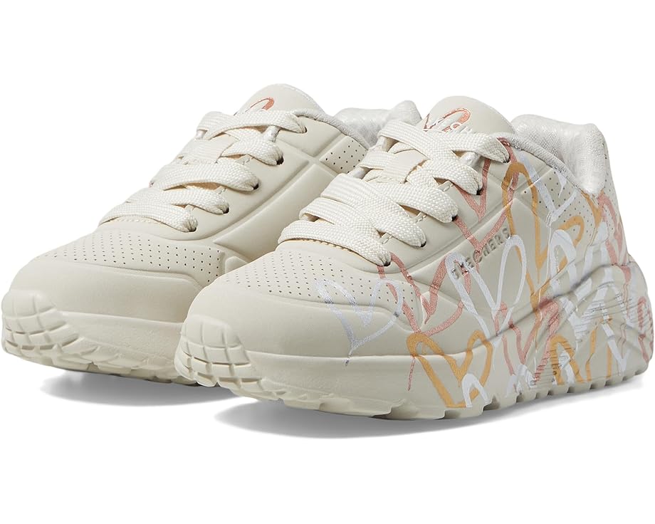 

Кроссовки SKECHERS KIDS Uno Lite - Metallic Love 314067L, цвет Natural/Multi