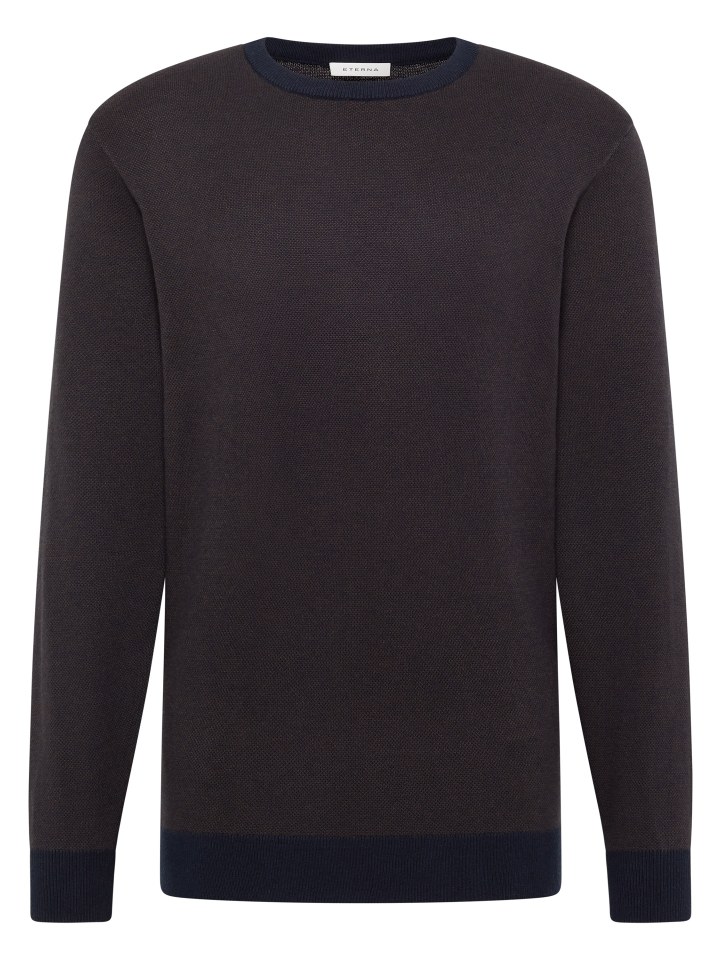 

Eterna Коричневый вязаный свитер