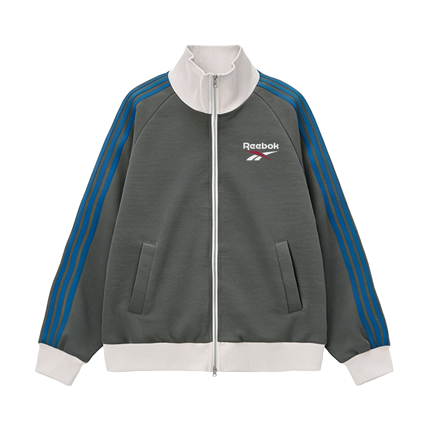 

Куртка Unisex Stand Collar Moderate Reebok, concrete серый