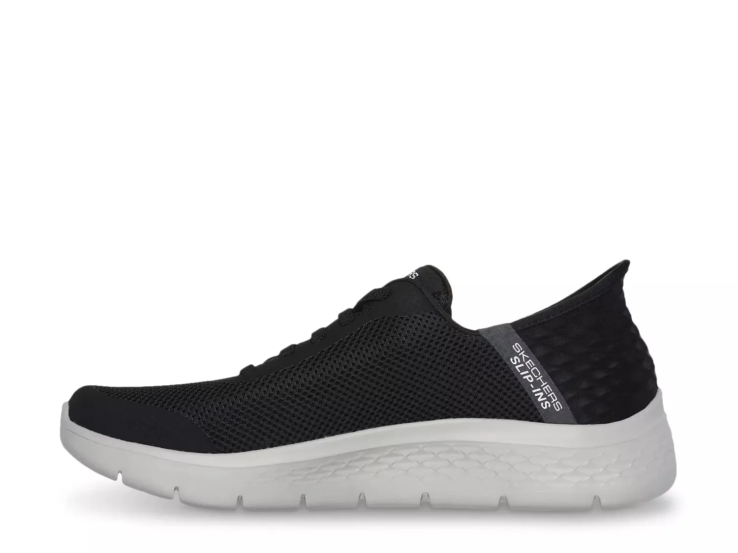Hands Free Slip-Ins Go Walk Flex Hands Up Слипоны Sneaker - мужские Skechers, Black/Grey — фото 2