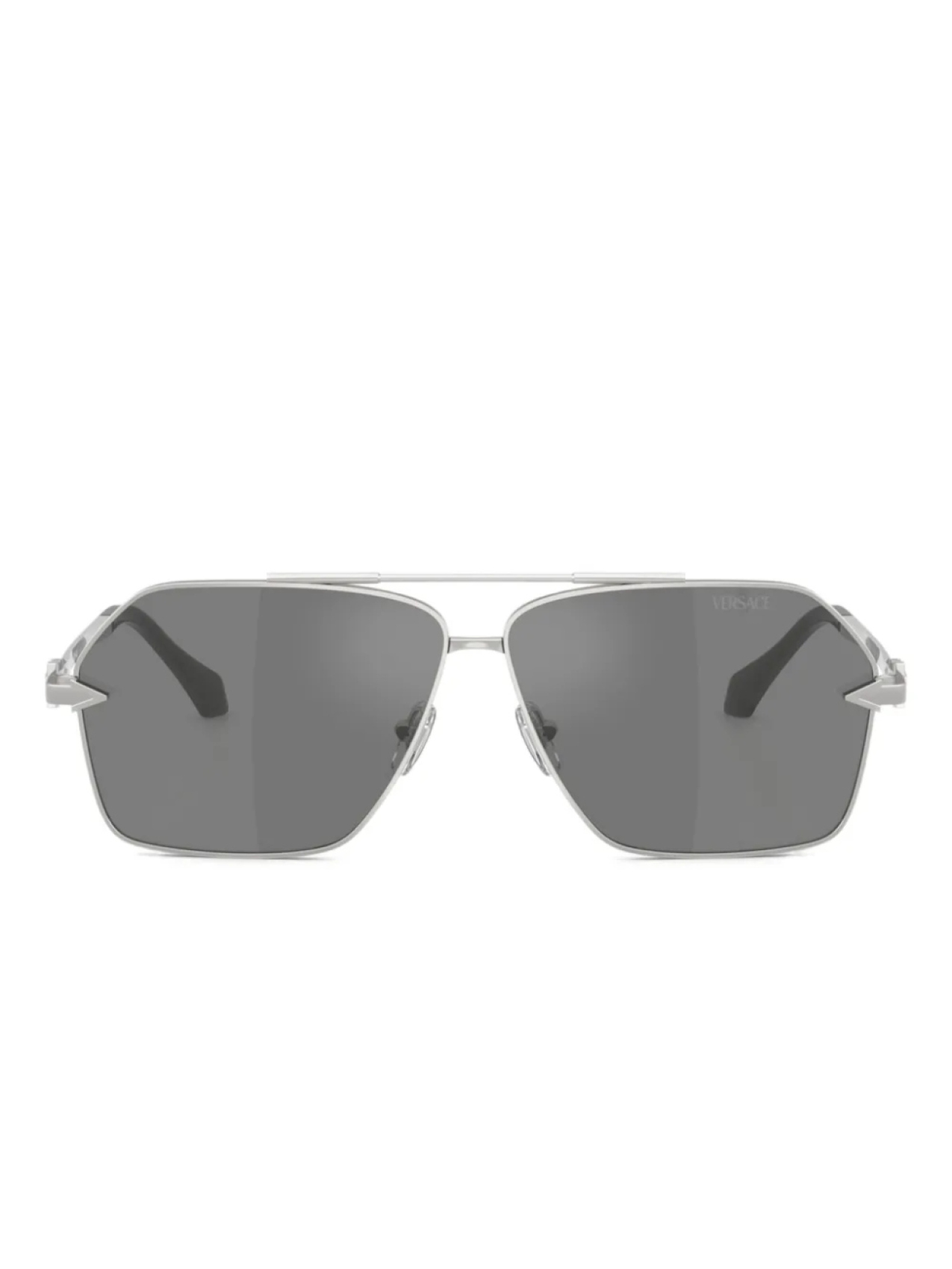 

Солнцезащитные очки-пилоты Versace Eyewear, серебряный