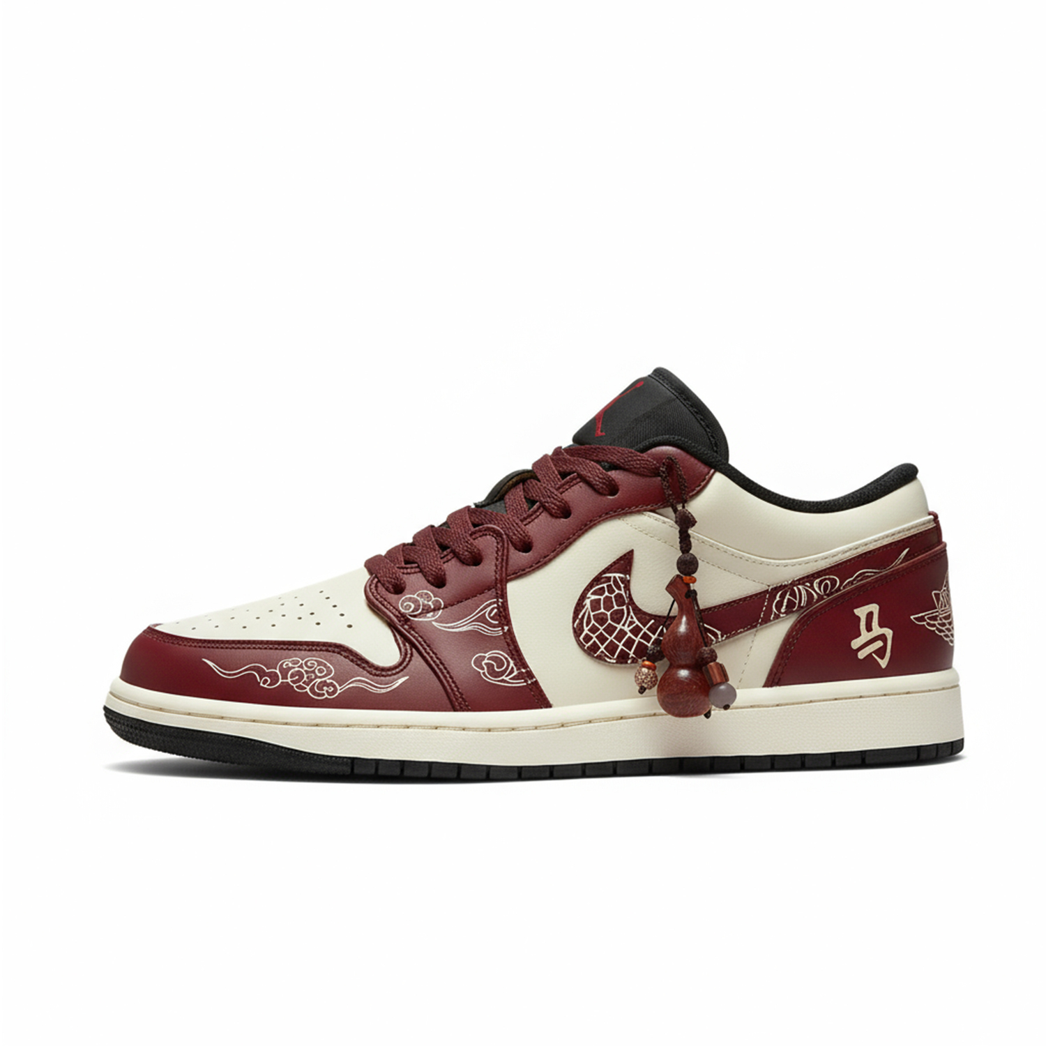 Кроссовки Air 1 Vintage Unisex низкие Jordan, Rouge — фото 3