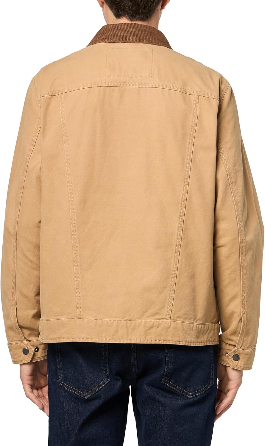 Куртка Levi's Workwear из хлопчатобумажной ткани с вельветовым воротником и воротником Depot, Tan Lightweight — фото 2