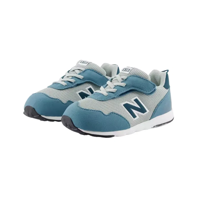 Кроссовки NB 515 Synthetic Leather, Textile Breathable Mid top Toddler Shoes Wide Women's Infant And Toddler New Balance, Light Lake Blue I5159ZZ — фото 3
