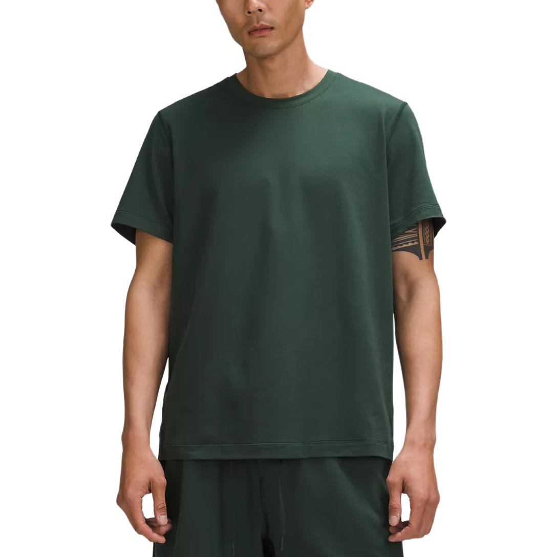 

Мягкая футболка джерси мужская Lululemon, зеленый