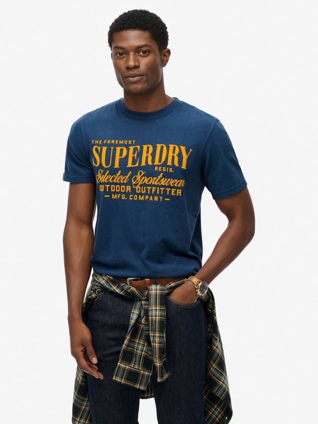 

Футболка Relaxed Fit от Outdoor Supply Company Superdry, Oil Blue Marl